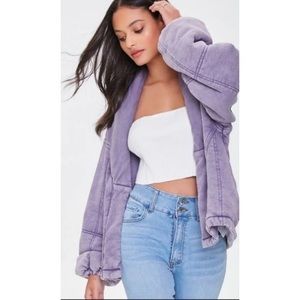 Forever 21 quilted jacket NWT